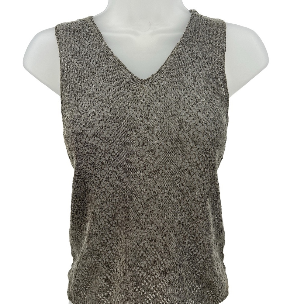 525 America Vintage Gray Sleeveless Top
